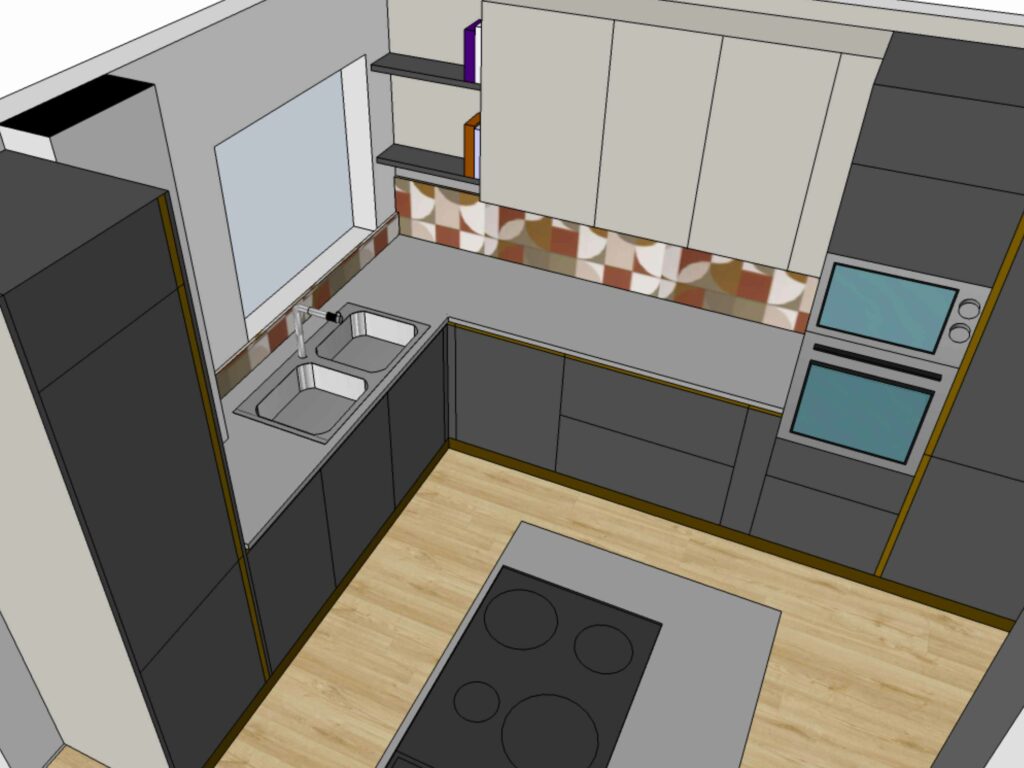 CUISINE Image 3D w renovation crea inside