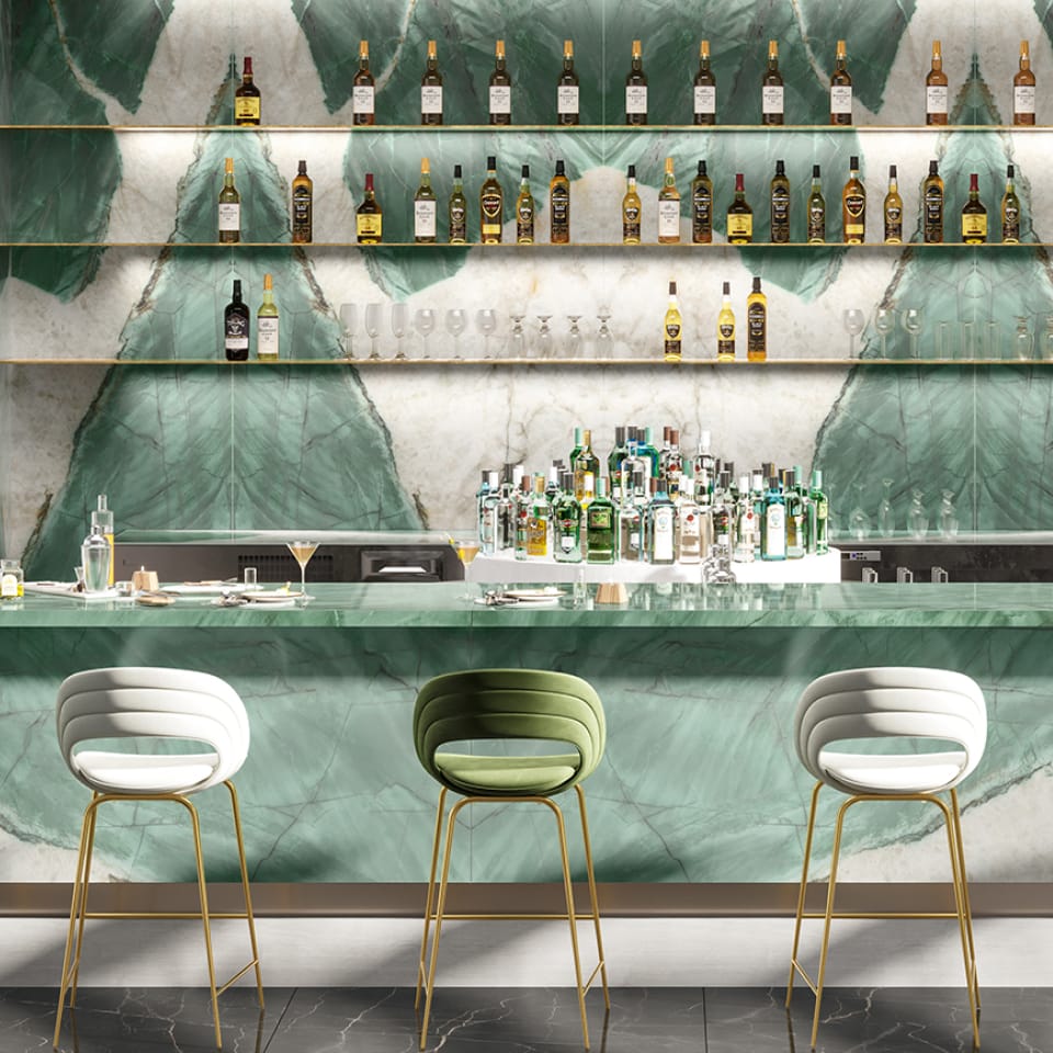 5 green porcelain stoneware trend tendances 2023 crea inside atlas plan